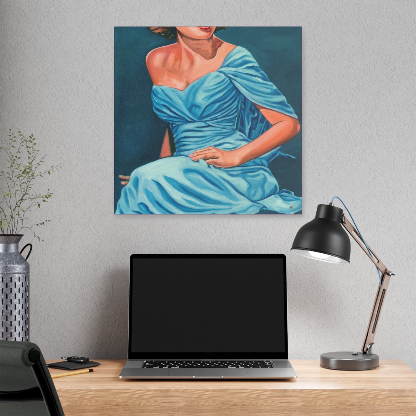 Refined Print on Stretched Canvas