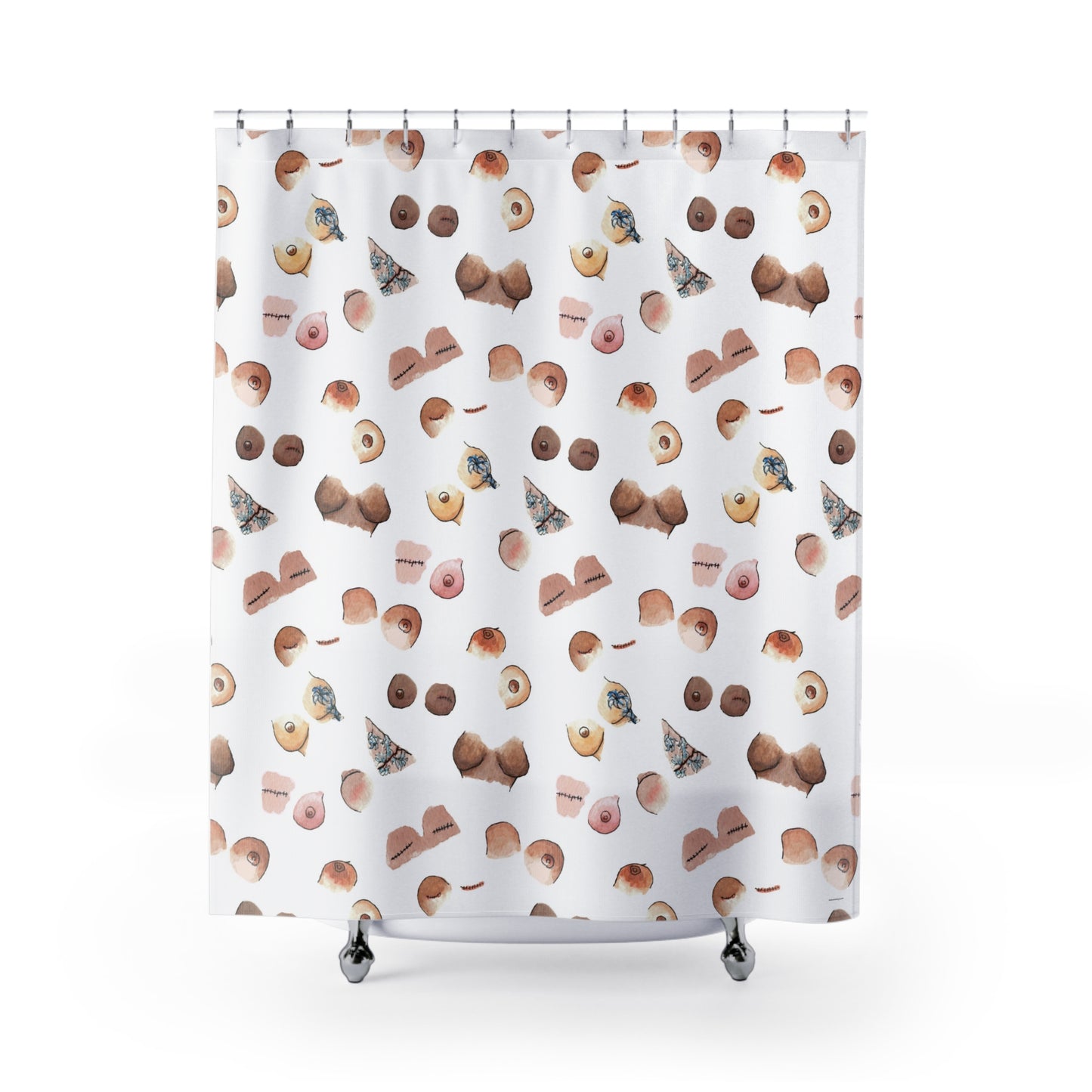 Survivor Print Shower Curtain