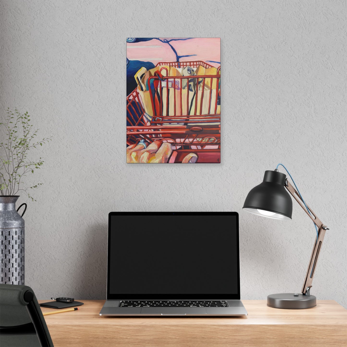 Choices Print on Stretched Canvas