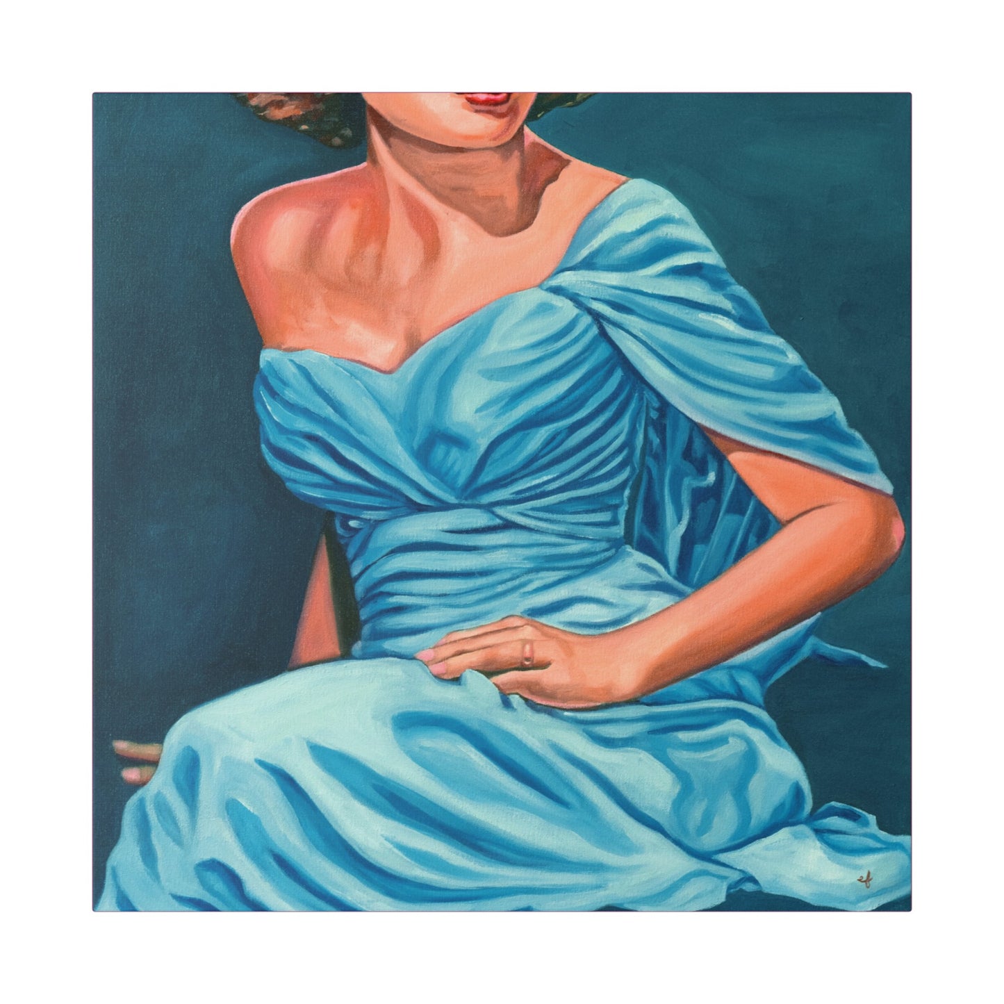Refined Print on Stretched Canvas