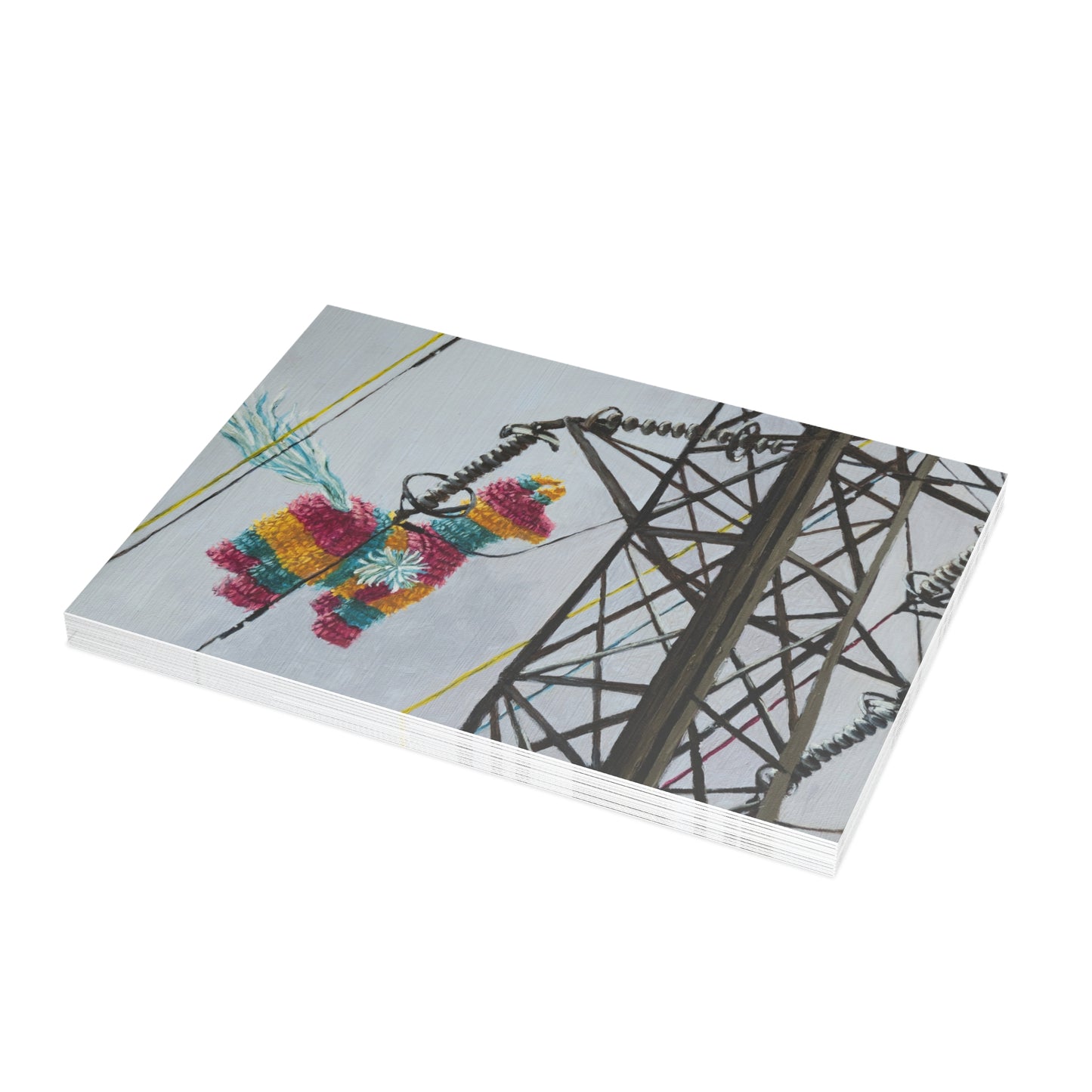 Keeping a Sky Giant At Bay, Greeting Cards 5" x 7" (10 cards)