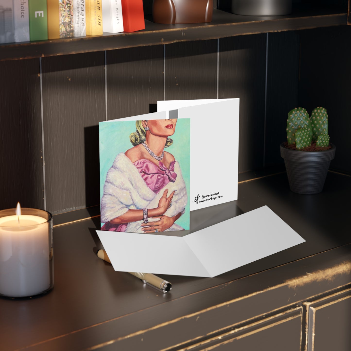 Gracefully, Greeting cards, 4.25" x 5.5" (8 cards)