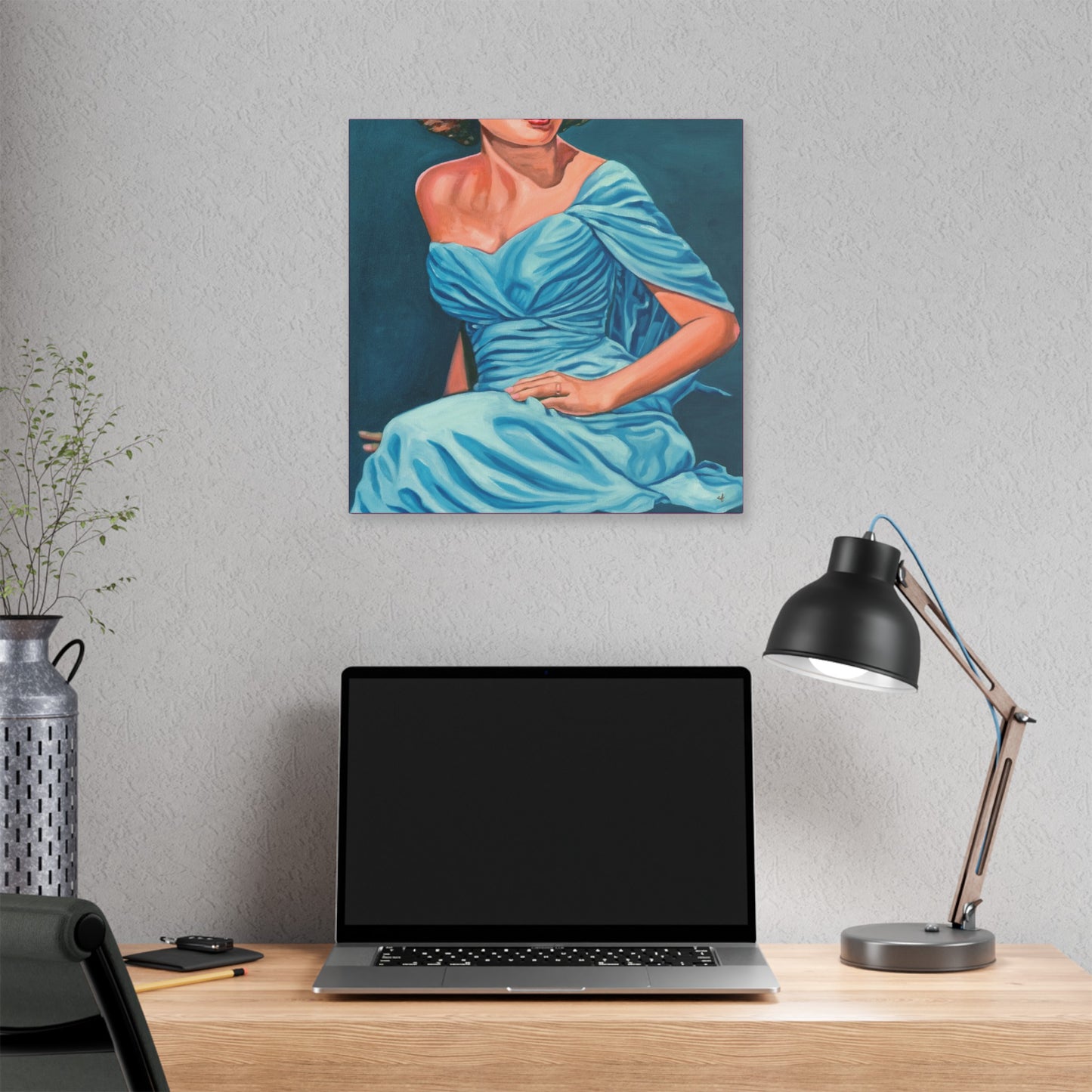 Refined Print on Stretched Canvas