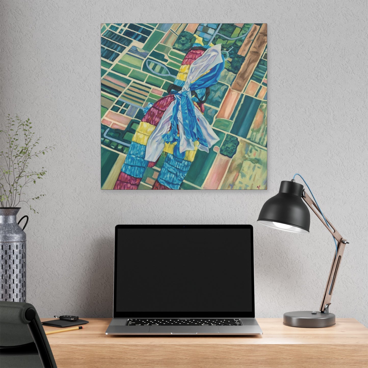 Lushly Print on Stretched Canvas