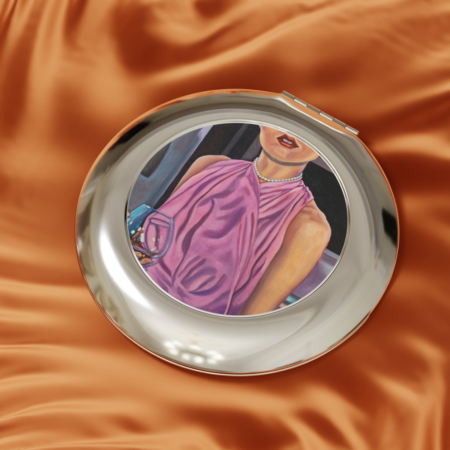 Polished, Compact Travel Mirror