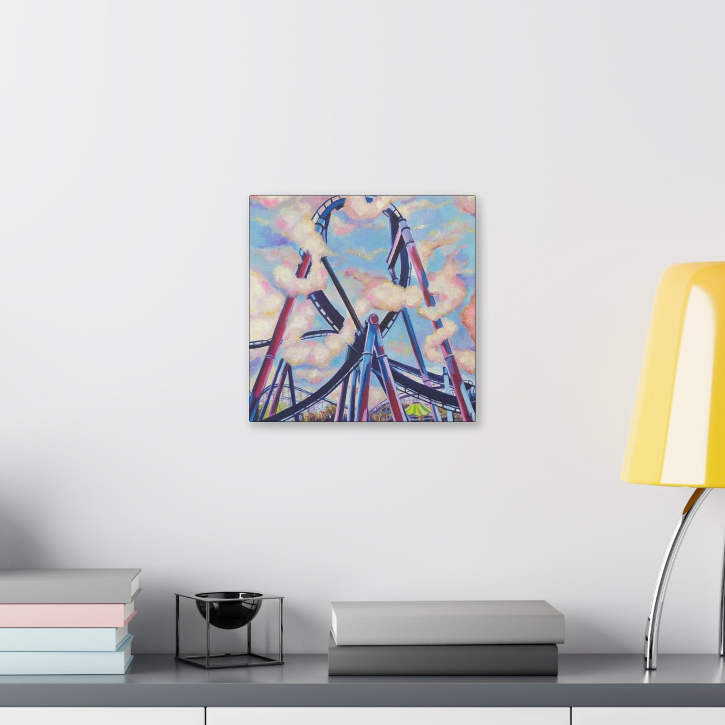 Puffed Chest Print on Stretched Canvas