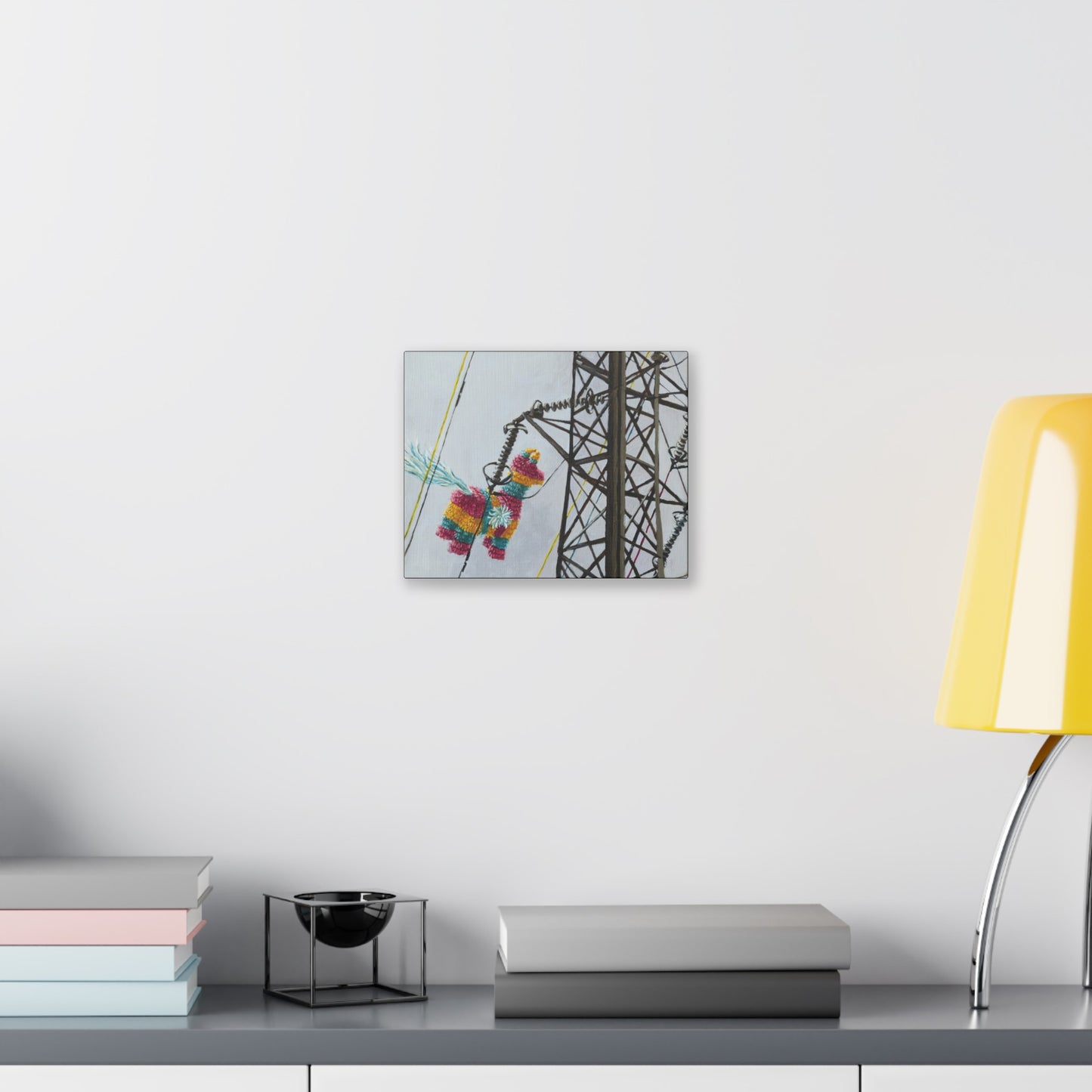 Keeping A Sky Giant At Bay Print on Stretched Canvas