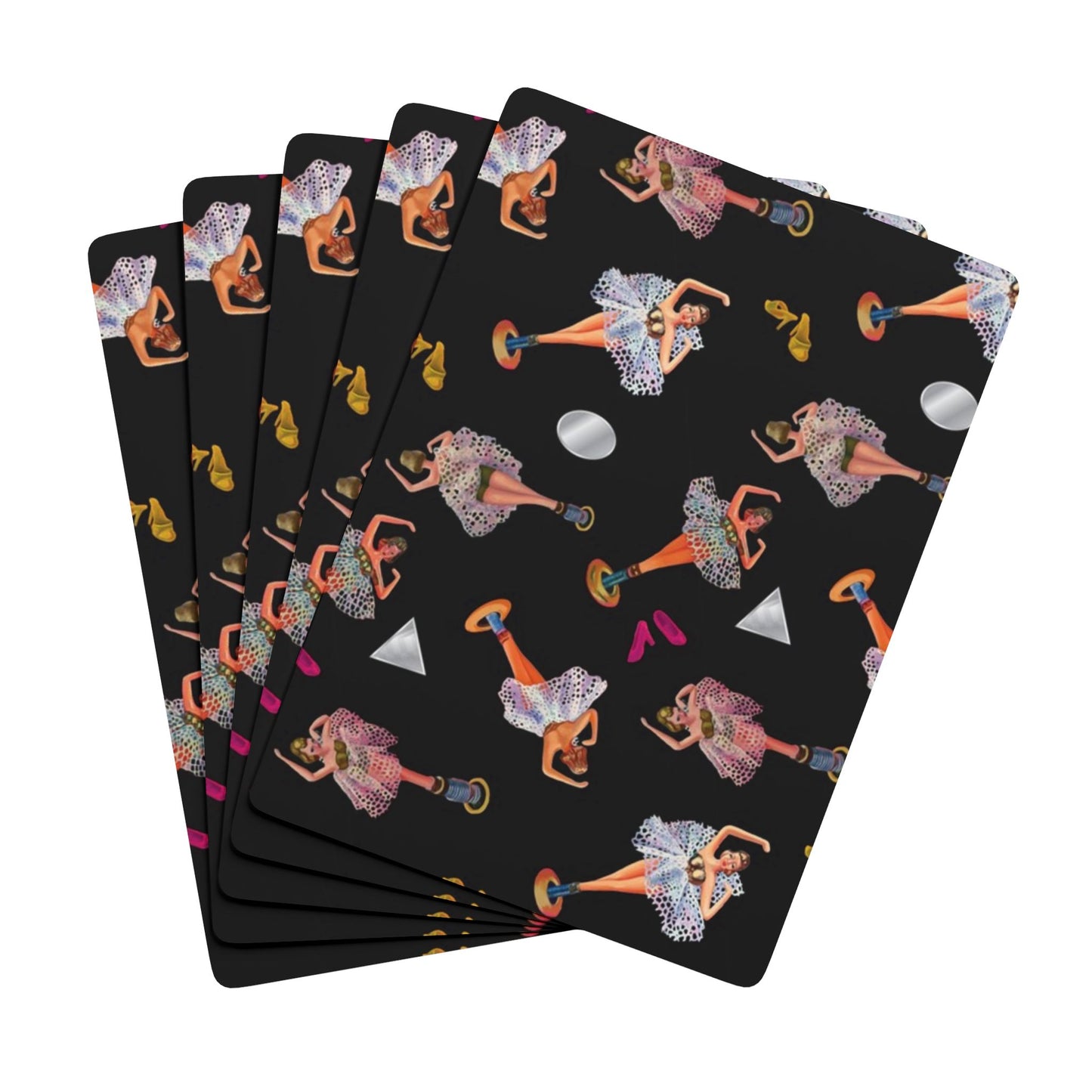 Ballerina Jewelry Box Poker Playing Cards Set