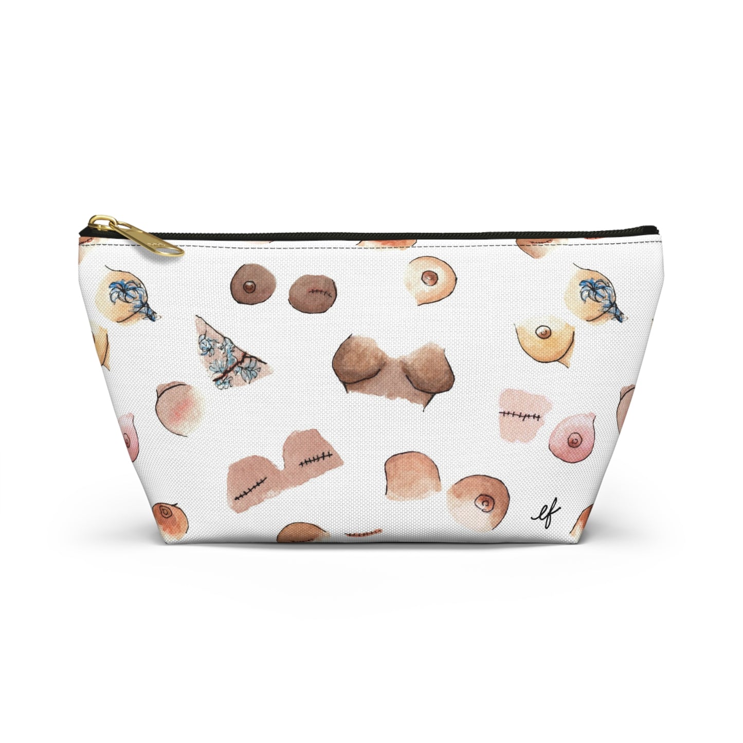 Survivor Print Small Accessory Pouch with T-bottom