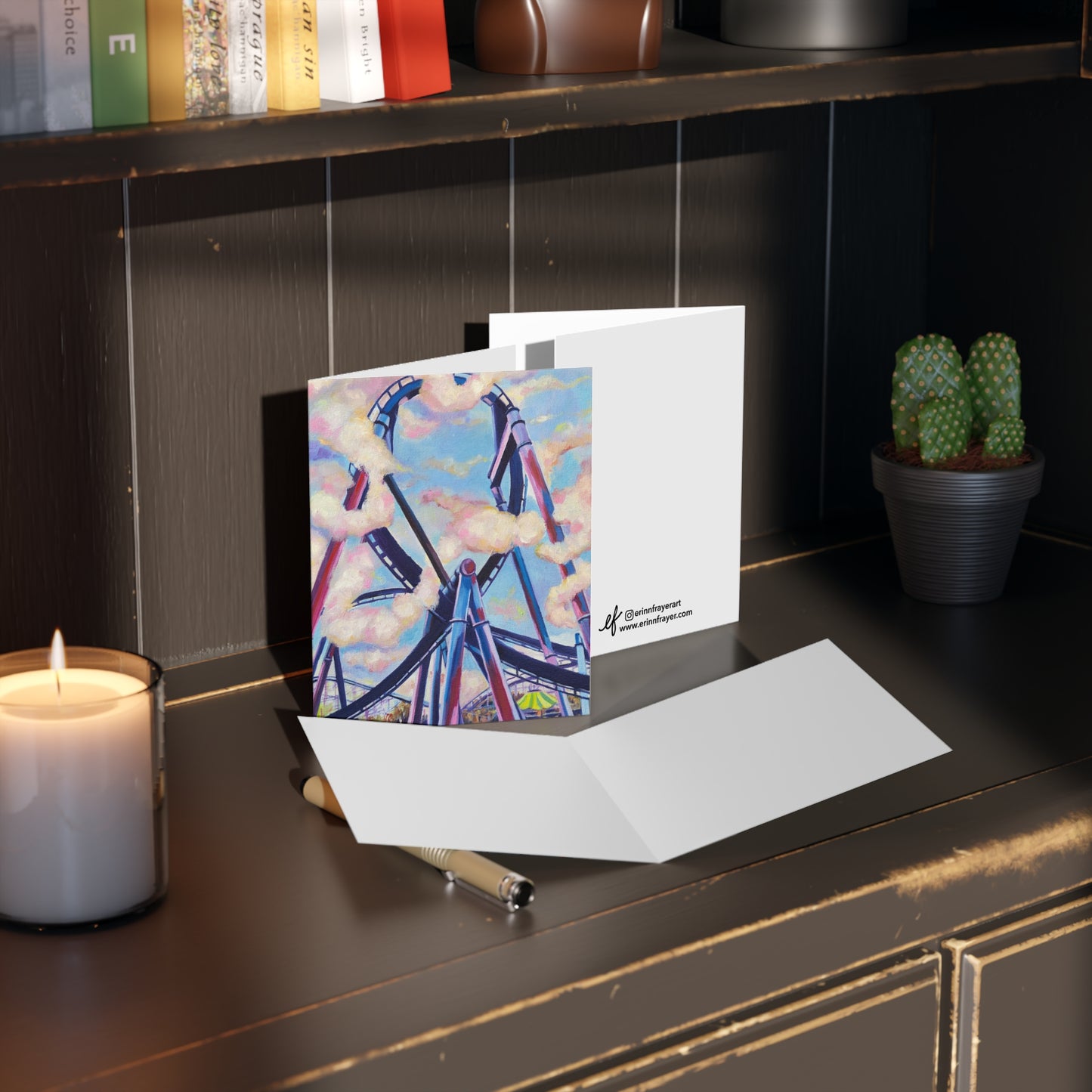 Puffed Chest, Greeting cards, 4.25" x 5.5" (8 cards)