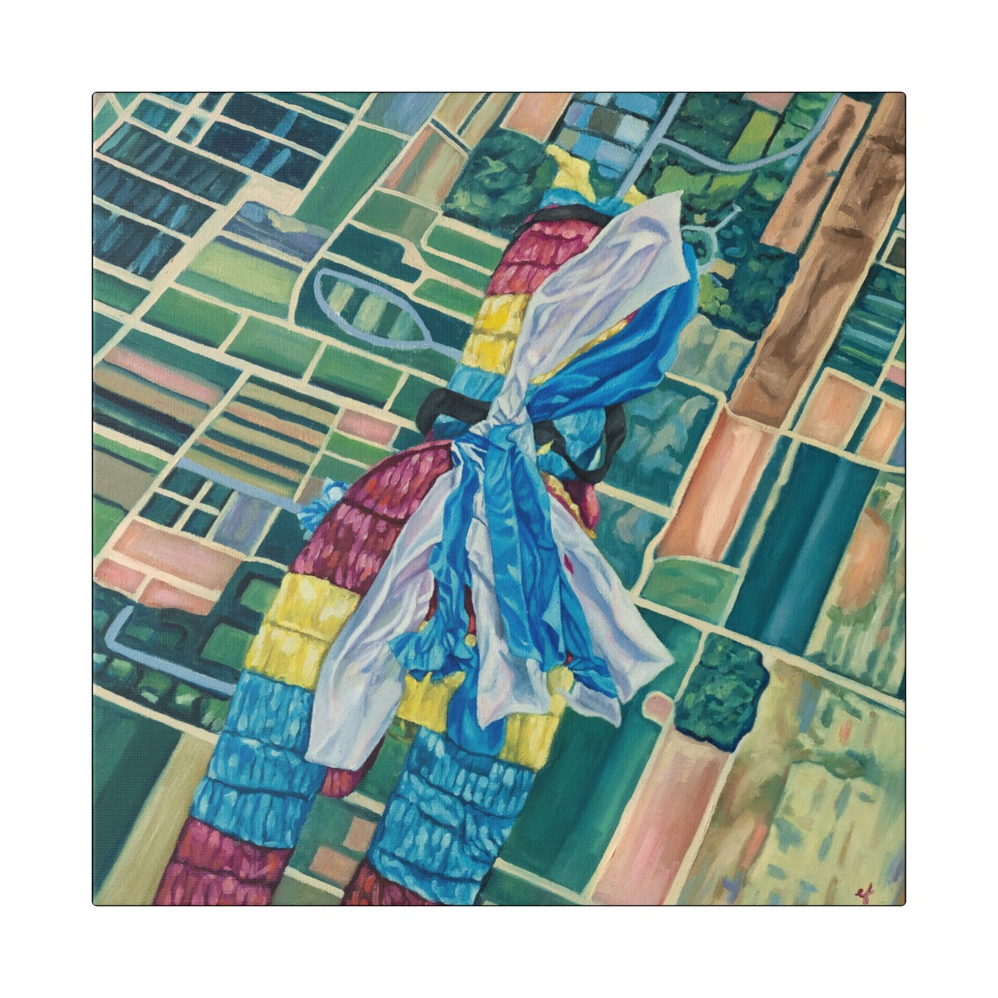 Lushly Print on Stretched Canvas