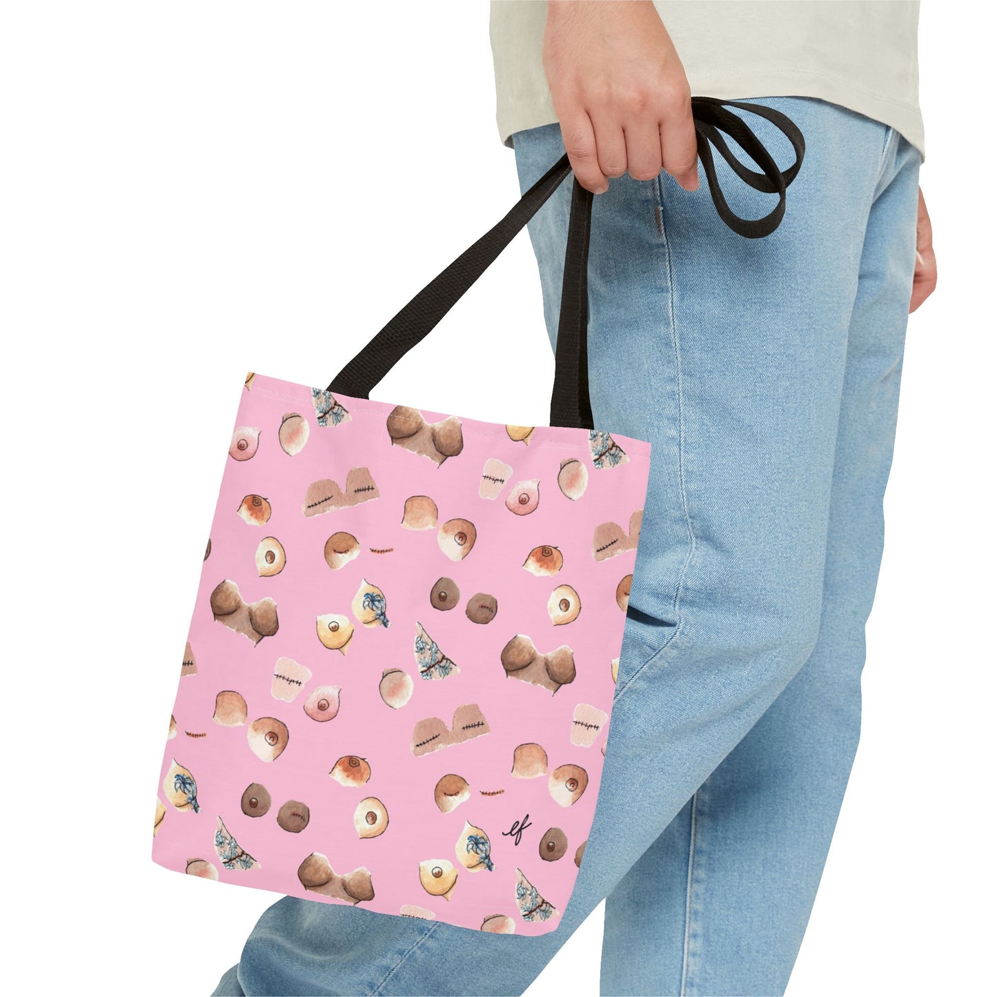 Survivor Tote Bag (All Over Print)Pink