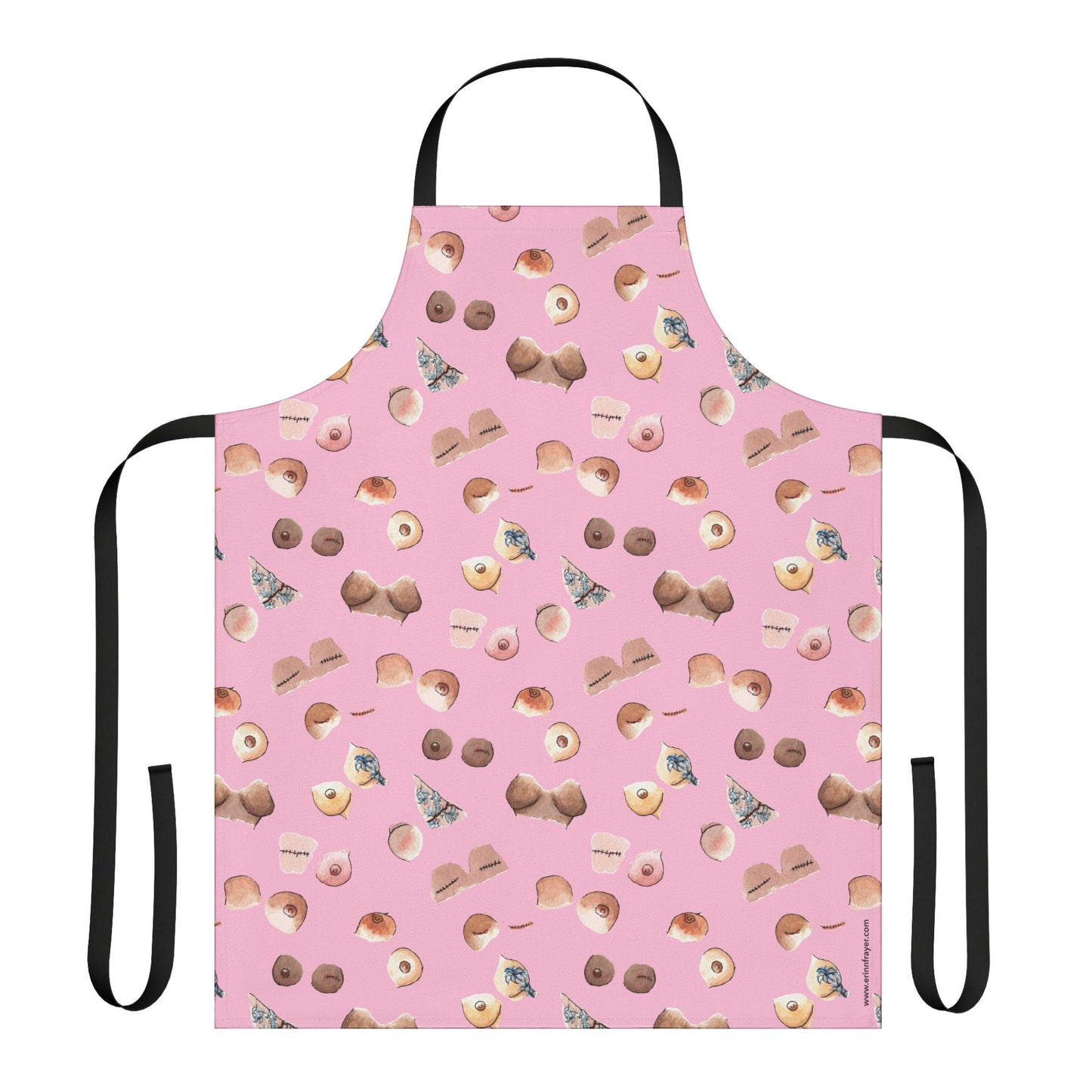 Survivor Print Apron, (All Over Print) Pink