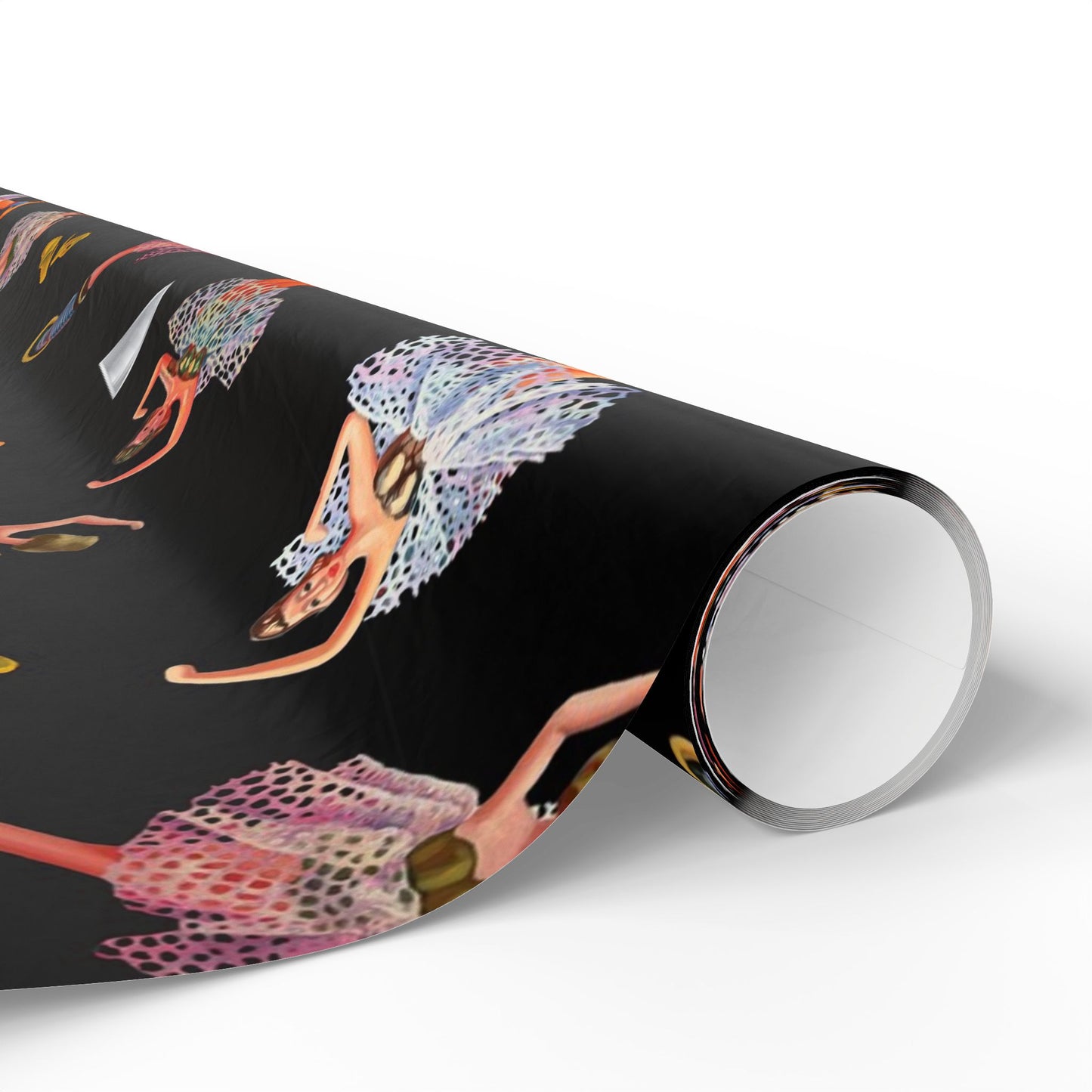 Ballerina Jewelry Box Wrapping Paper
