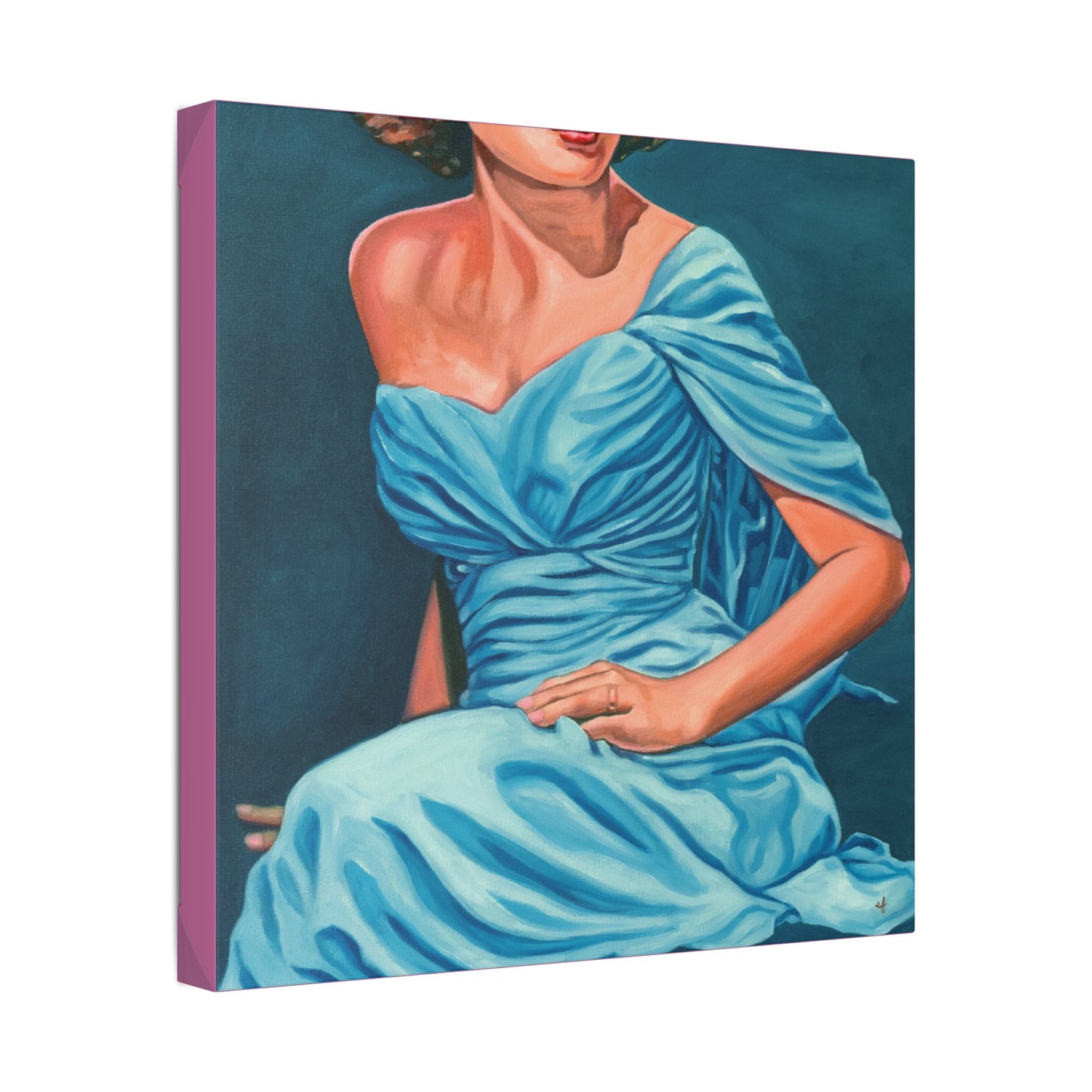 Refined Print on Stretched Canvas