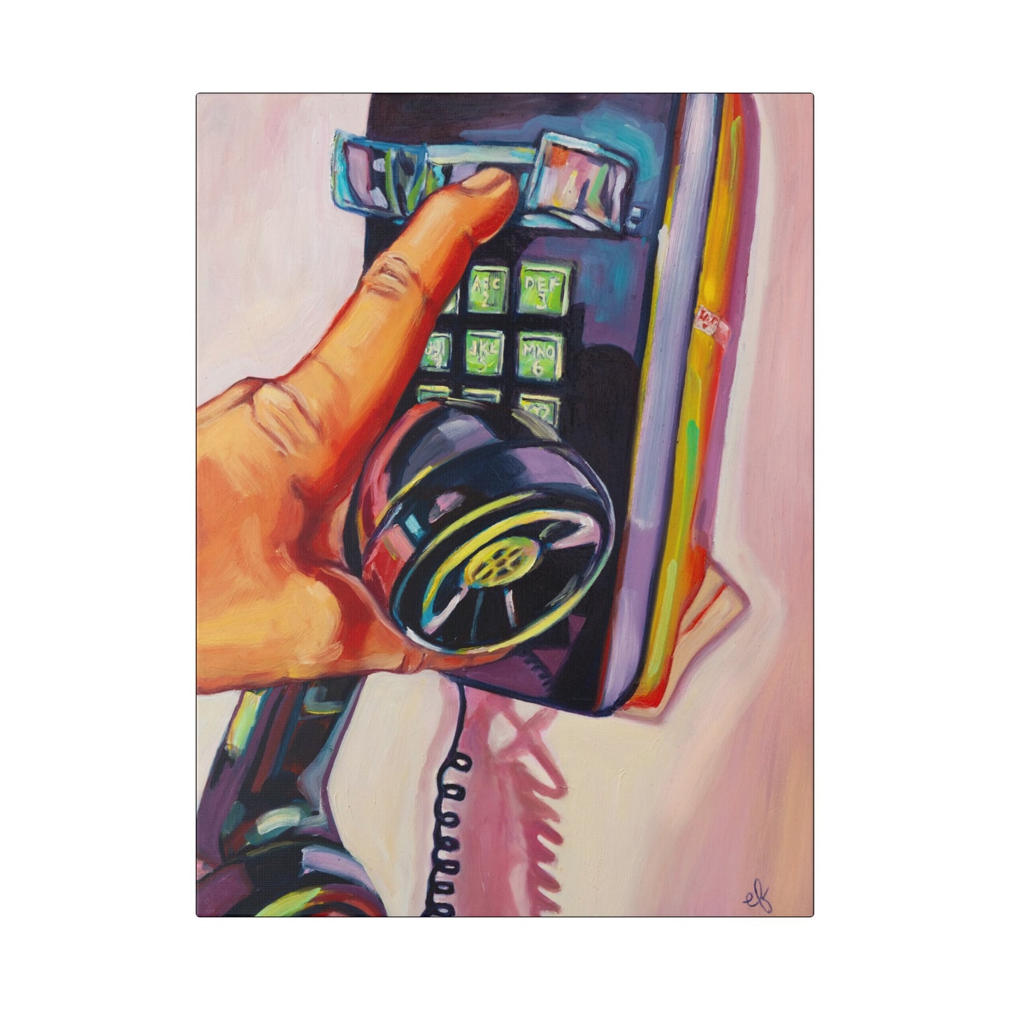 Connect Print on Stretched Canvas