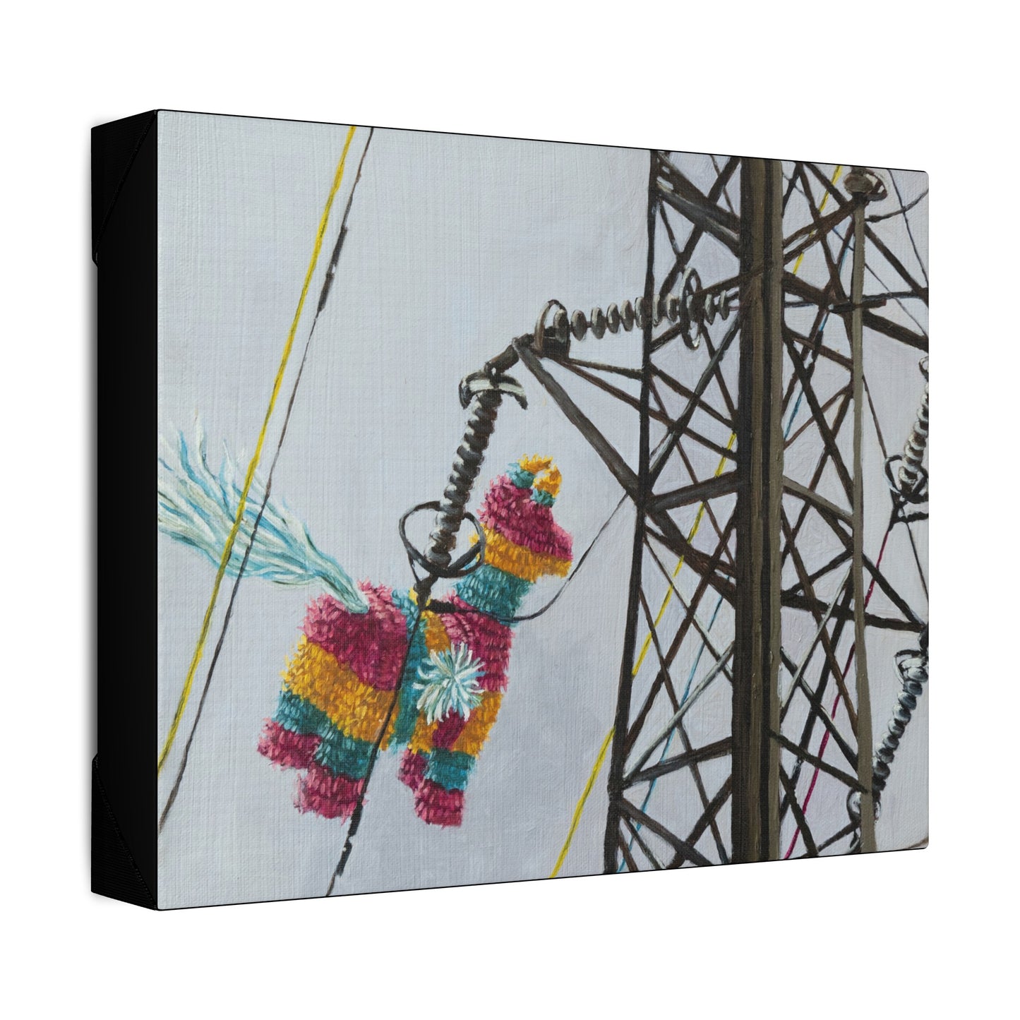 Keeping A Sky Giant At Bay Print on Stretched Canvas
