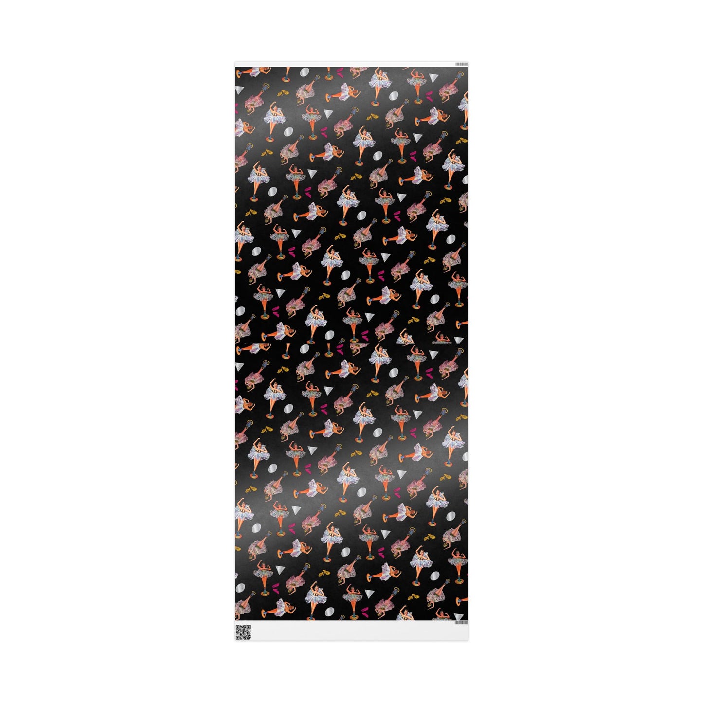 Ballerina Jewelry Box Wrapping Paper