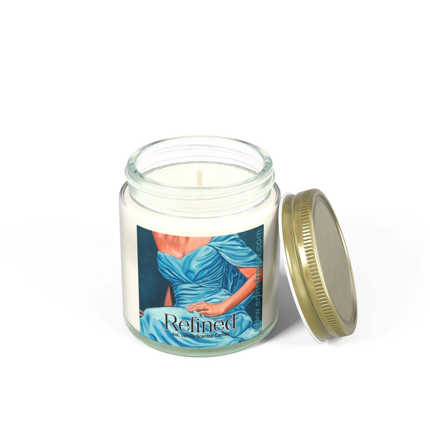 Refined, Scented Candle (4oz) Vanilla Scent
