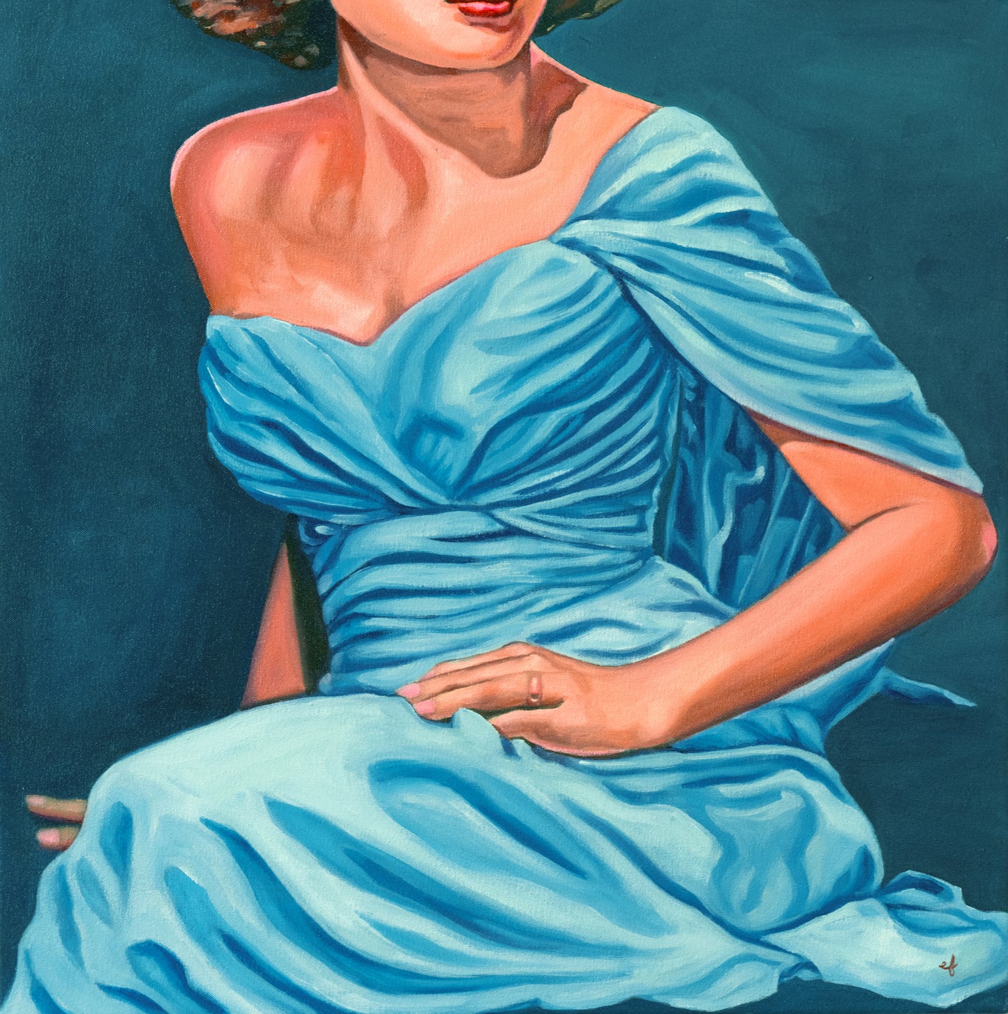 Refined, Original Oil Painting
