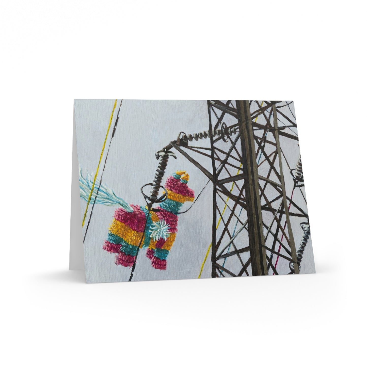 Keeping A Sky Giant At Bay, Greeting cards, 4.25" x 5.5" 8 cards)