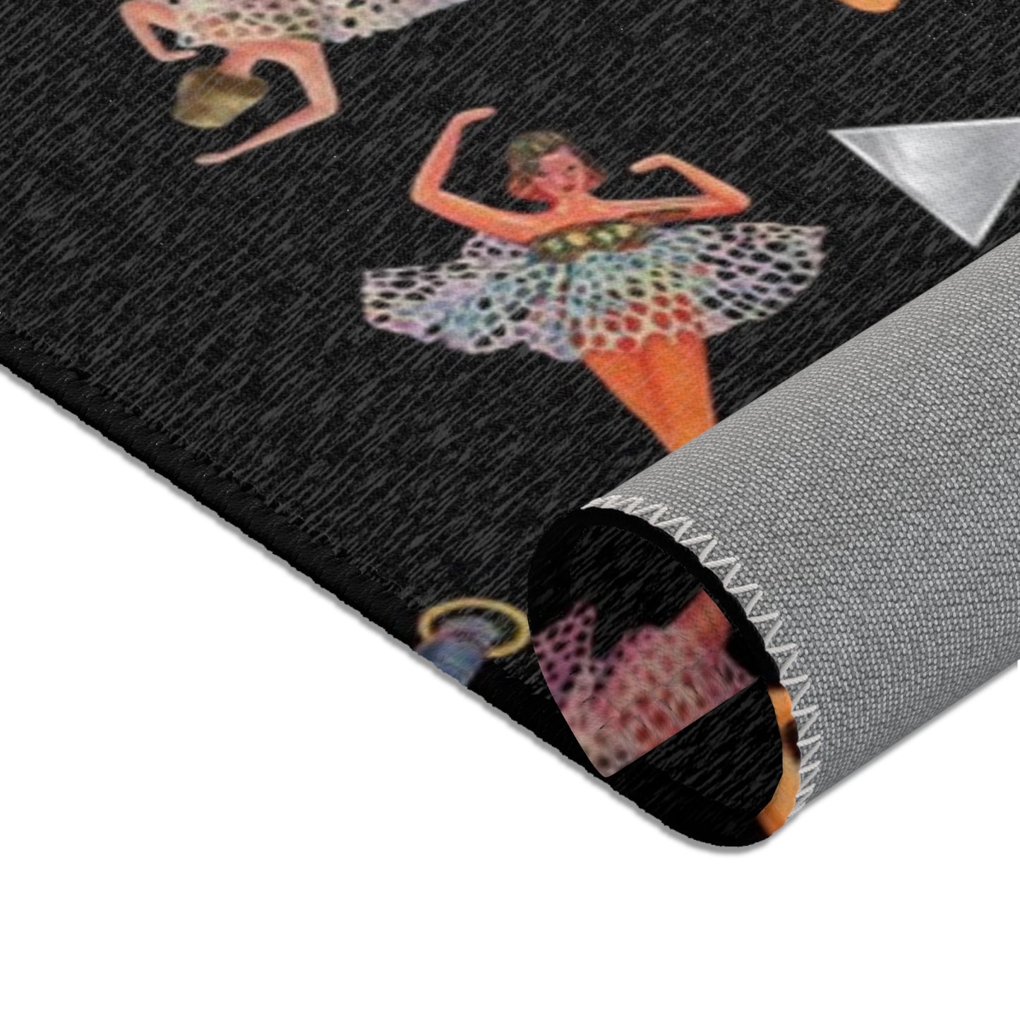 Ballerina Jewelry Box Area Rug