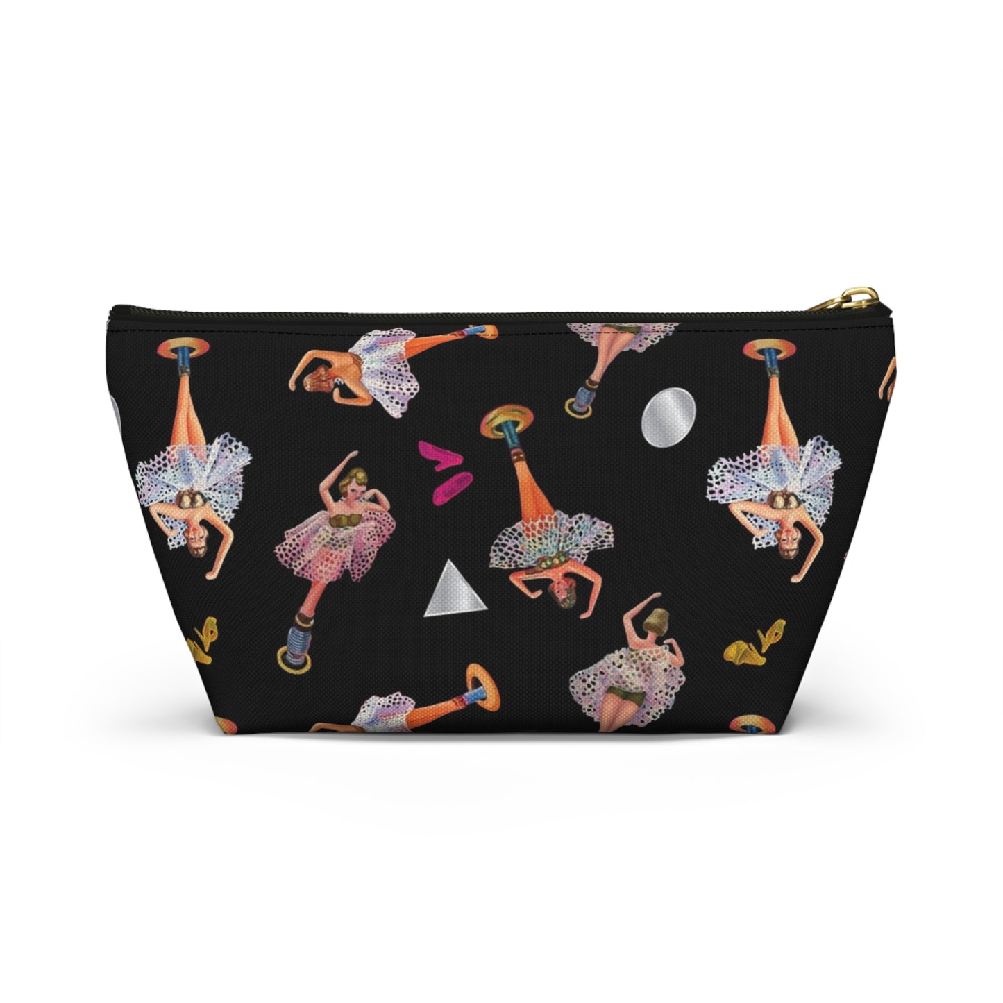 Ballerina Jewelry Box Accessory Pouch with T-bottom