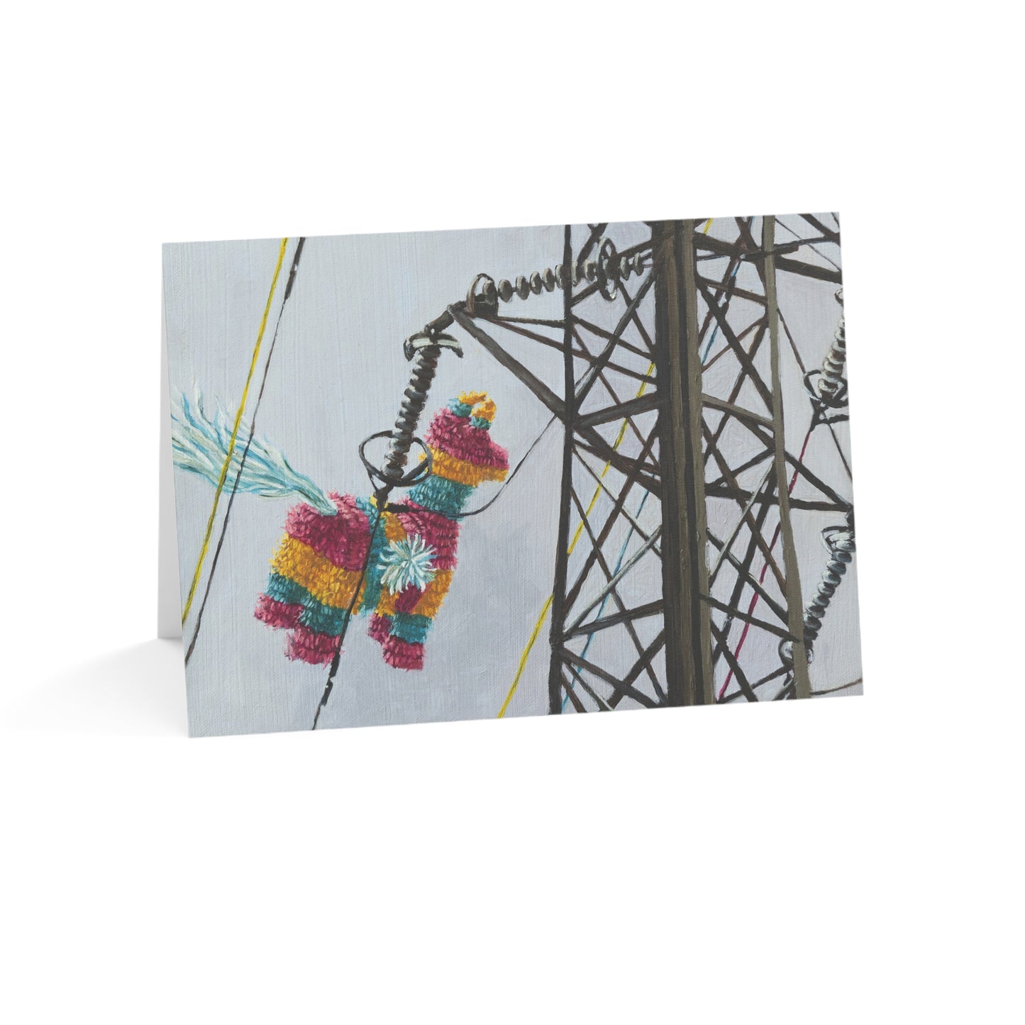 Keeping a Sky Giant At Bay, Greeting Cards 5" x 7" (10 cards)