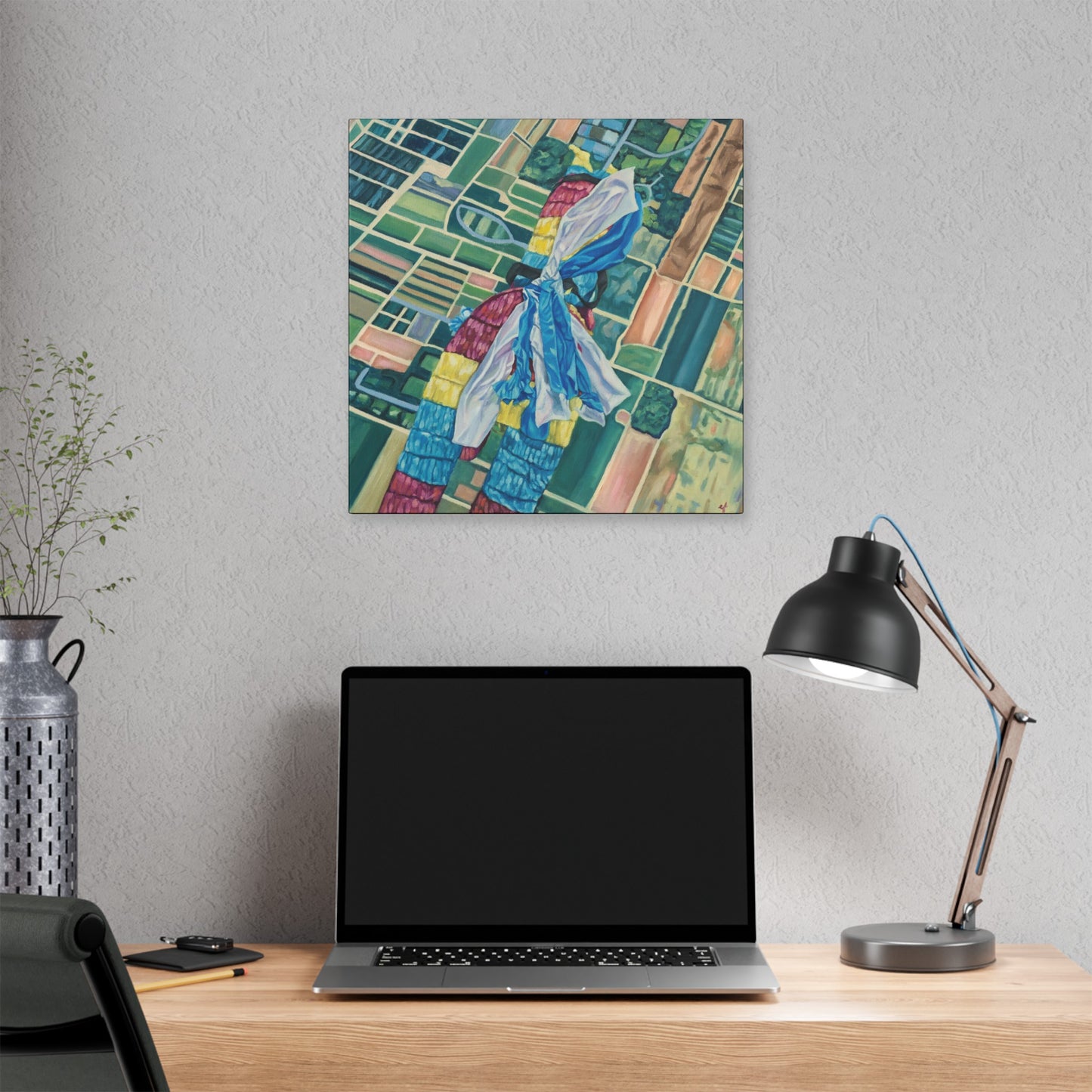 Lushly Print on Stretched Canvas