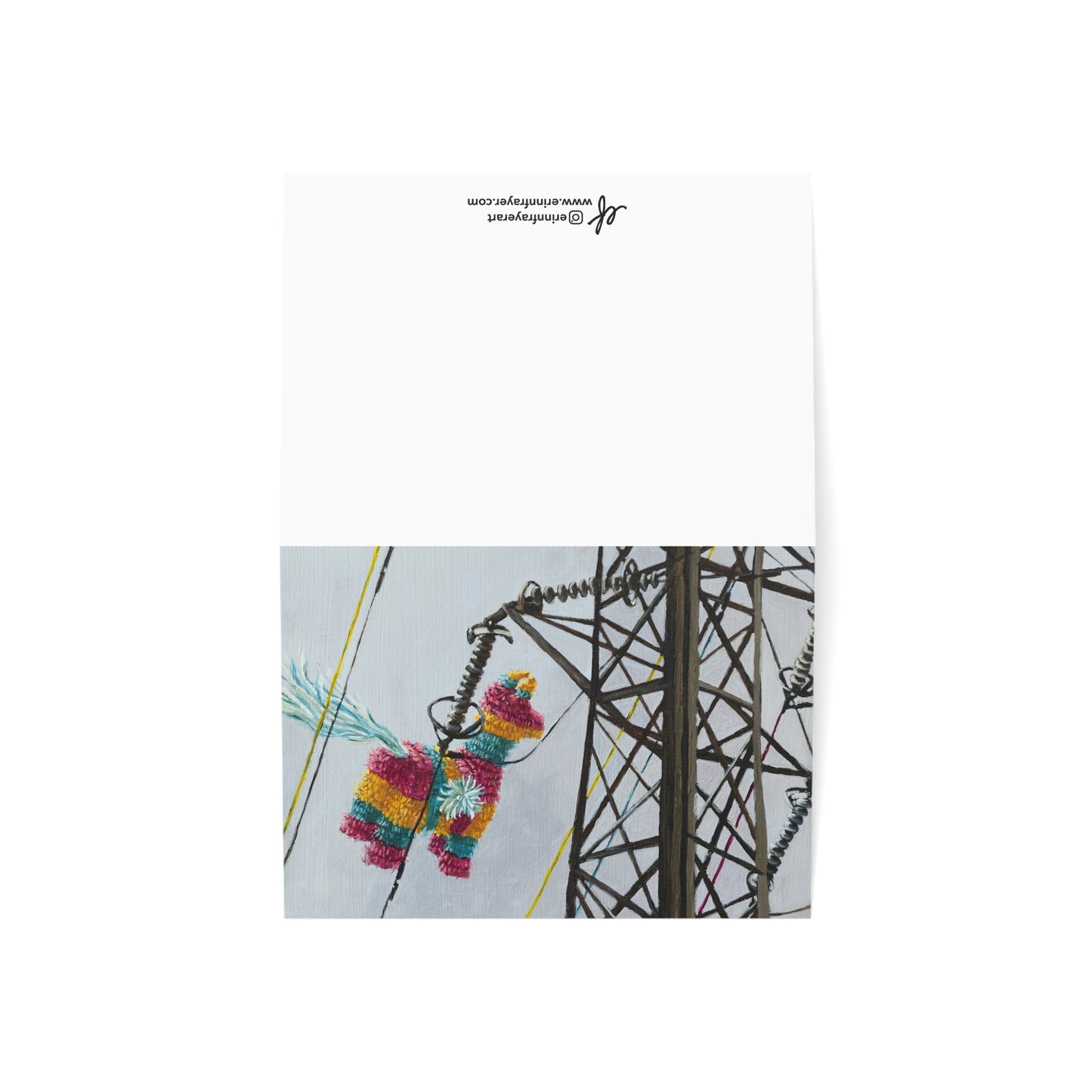 Keeping a Sky Giant At Bay, Greeting Cards 5" x 7" (10 cards)