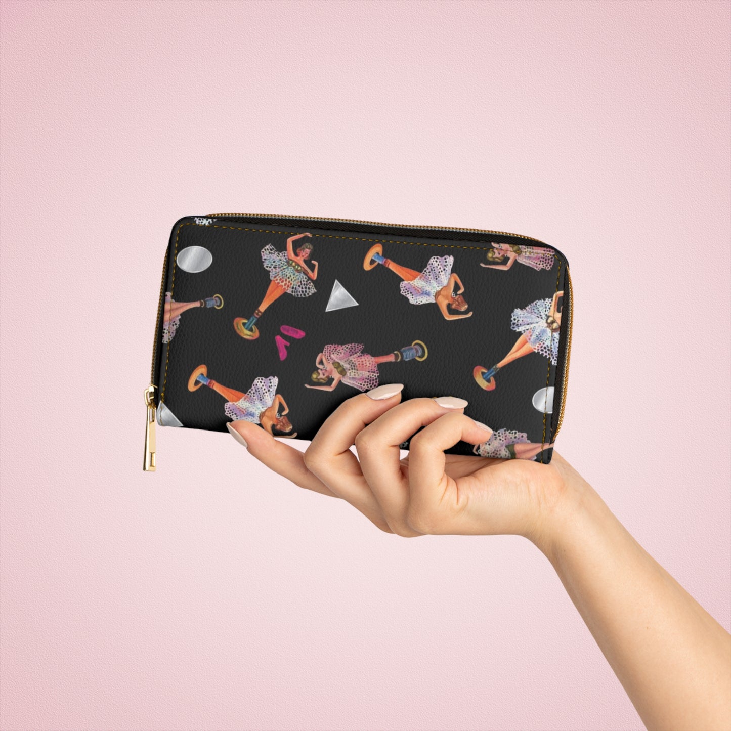 Ballerina Jewelry Box Zipper Wallet