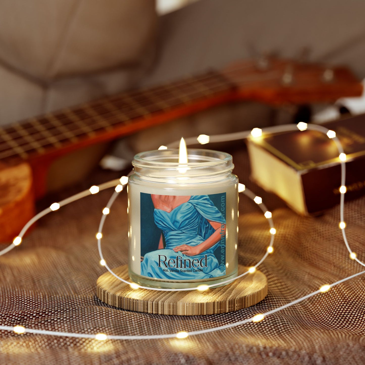 Refined, Scented Candle (4oz) Vanilla Scent