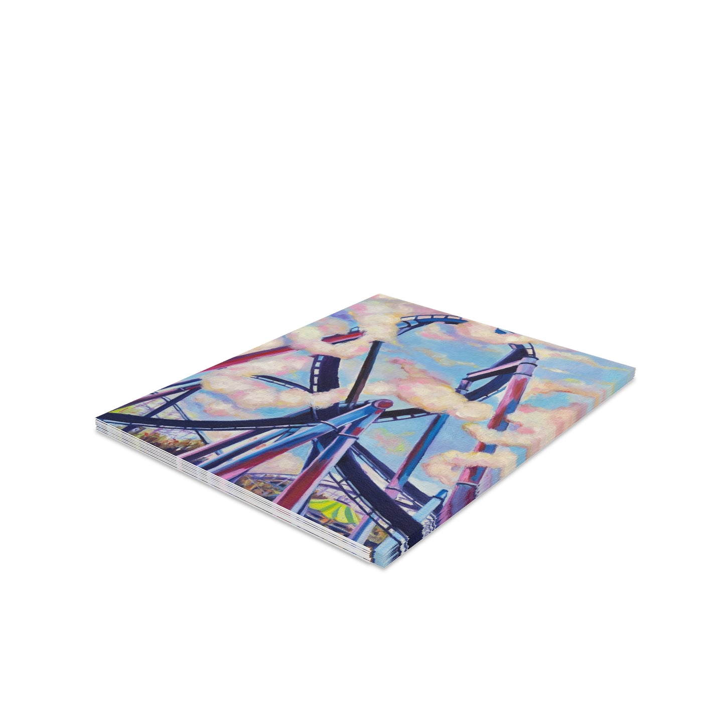 Puffed Chest, Greeting cards, 4.25" x 5.5" (8 cards)