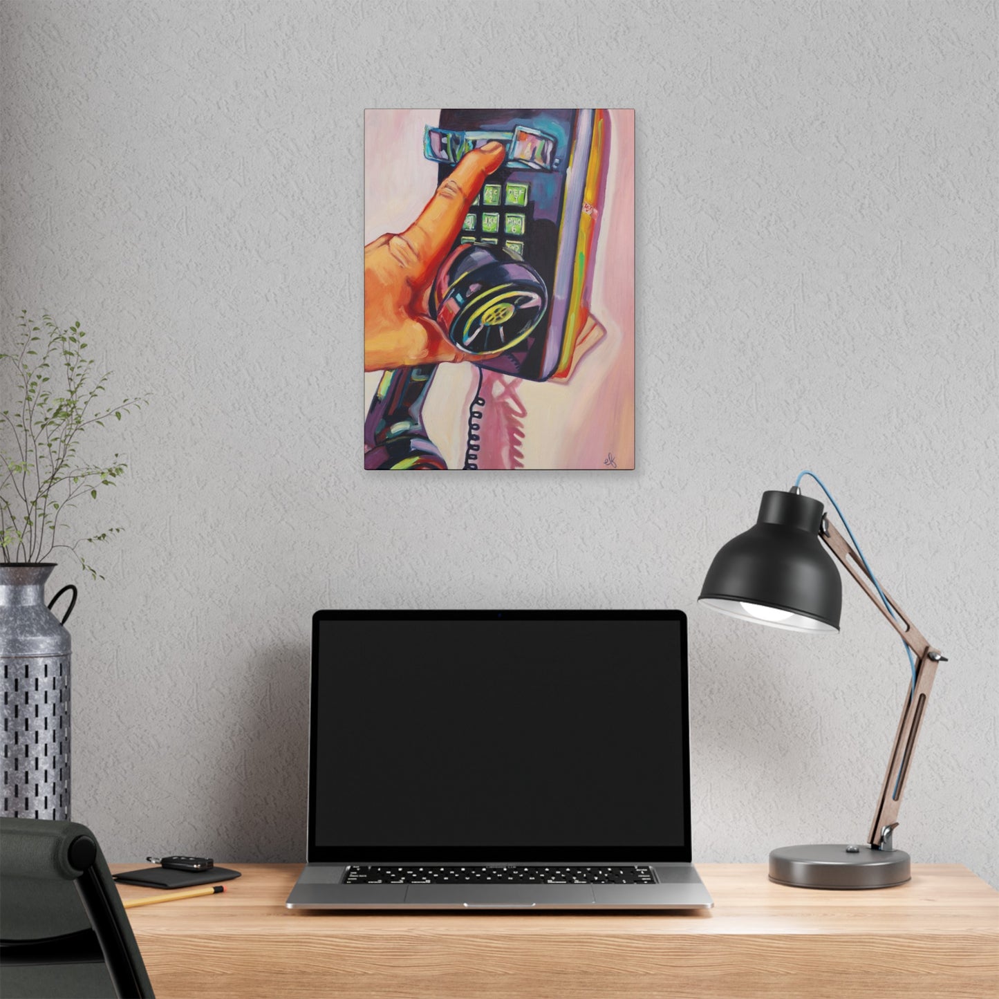 Connect Print on Stretched Canvas