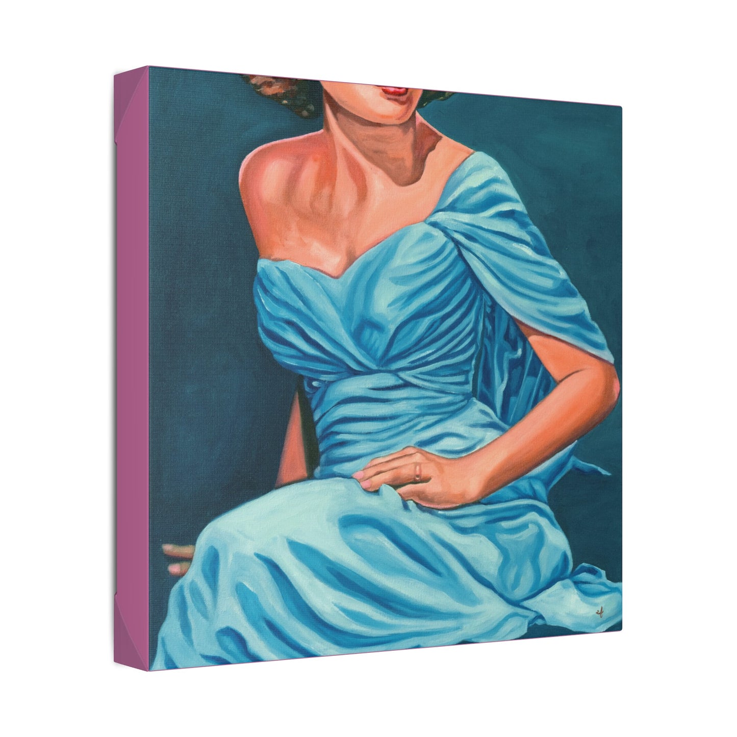 Refined Print on Stretched Canvas