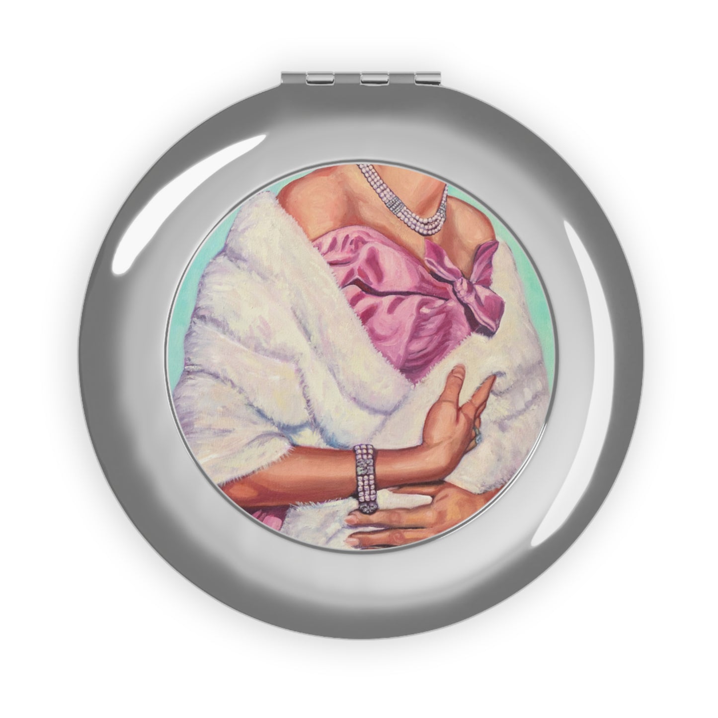 Gracefully, Compact Travel Mirror