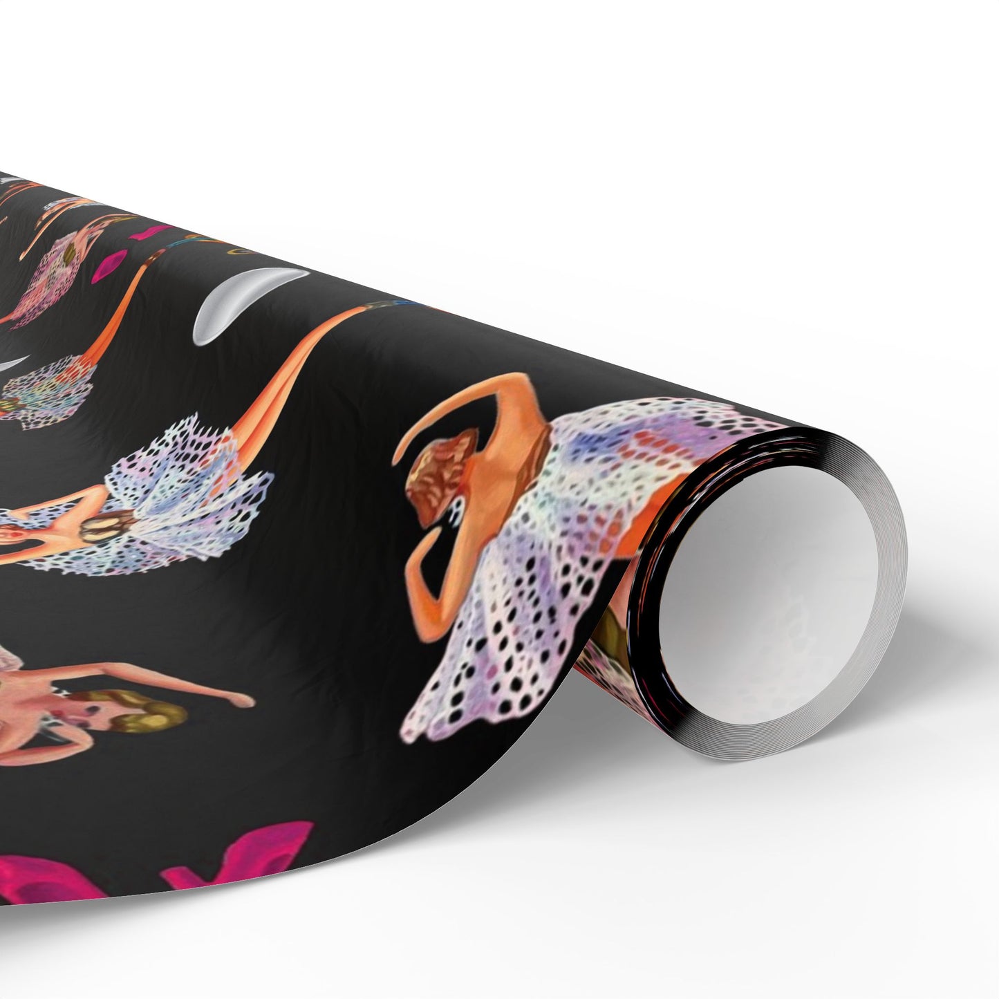 Ballerina Jewelry Box Wrapping Paper