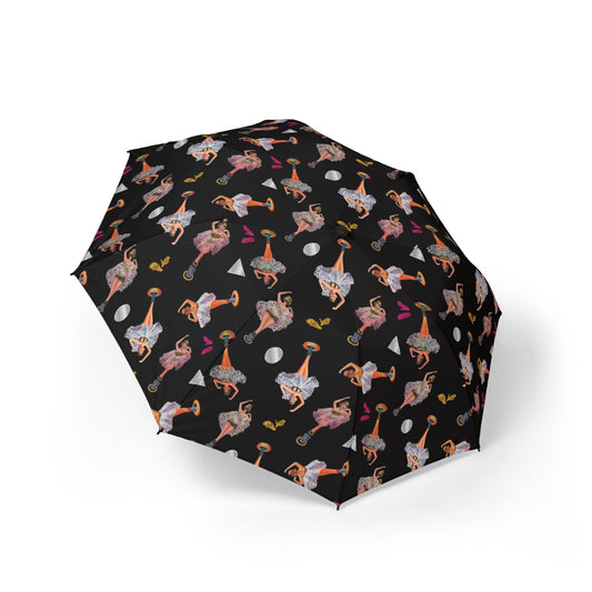 Ballerina Jewelry Box Foldable Umbrella