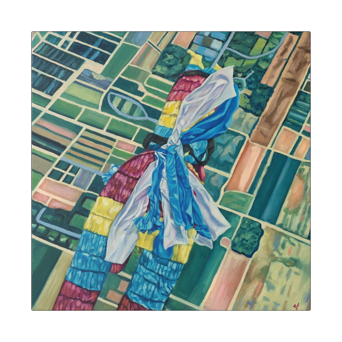 Lushly Print on Stretched Canvas