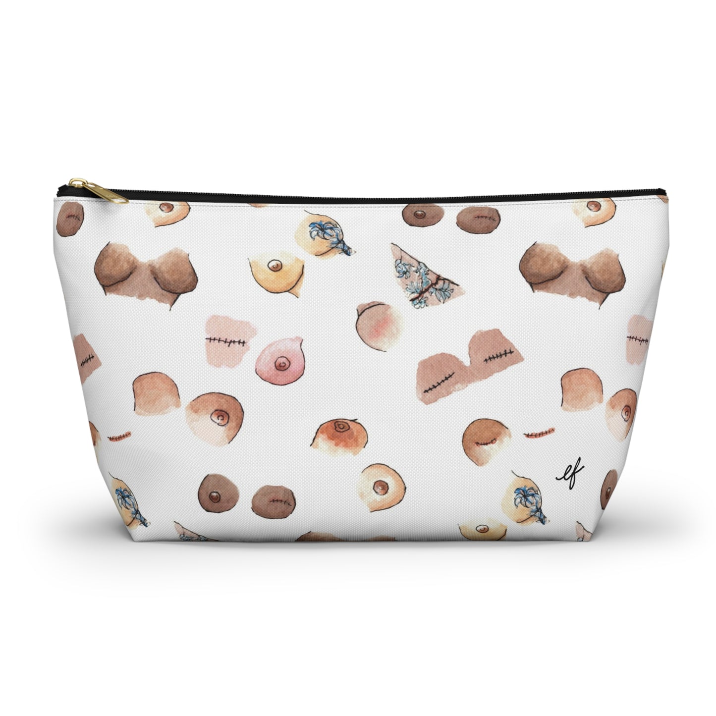 Survivor Print Large Accessory Pouch with T-bottom