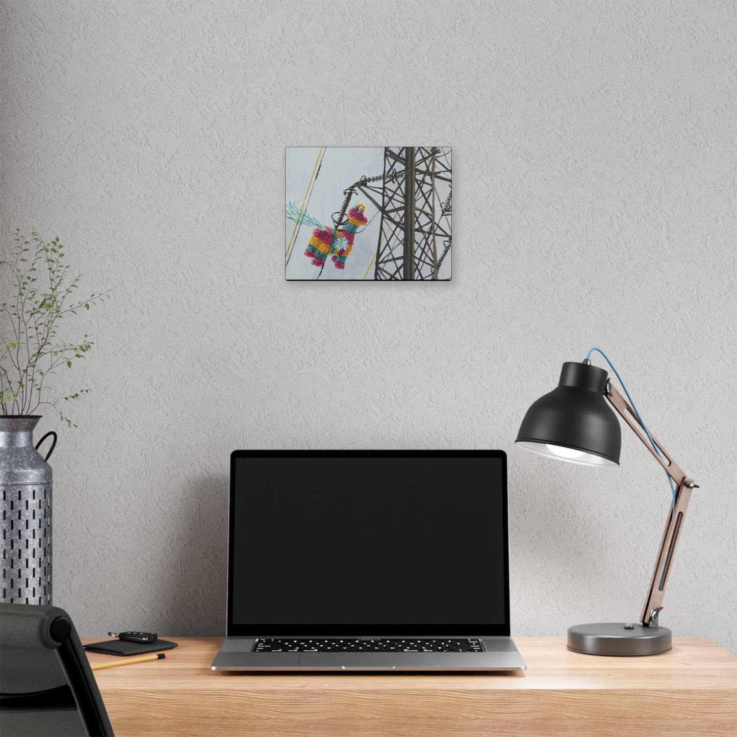 Keeping A Sky Giant At Bay Print on Stretched Canvas