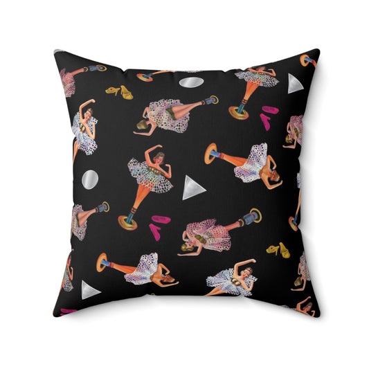 Ballerina Jewelry Box Pillow 20"x20"