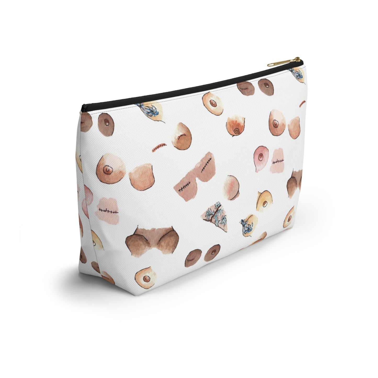 Survivor Print Large Accessory Pouch with T-bottom